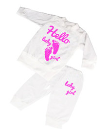 Hello girl fluor rose