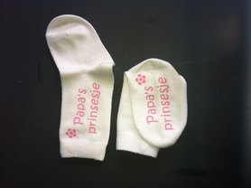 Babysokjes papa's prinsesje