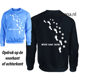 Sweater Never walk alone dog DH0130 Sweater Never walk alone dog DH0130