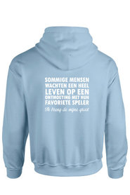 Voetbalmoeder light blue