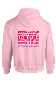 Voetbalmoeder pink