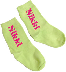 Babysokjes Appelgroen