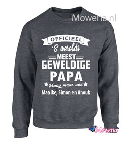 Sweater 's werelds meest geweldige papa LFDS 024