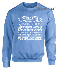 Sweater weerbestendige voetbalmoeder