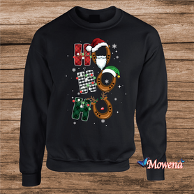 Sweater hohoho met hoefijzers full colour PH0156 PH0157