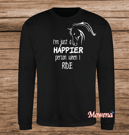 Sweater I'm just a happier person when i ride SP0013