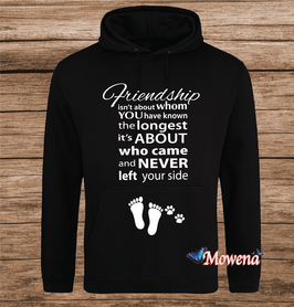 Hoodie friendship isn't about whom you have known pv0107
