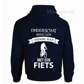 Hoodie Oudere man div.kleuren H0057 ak