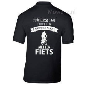 oudere man Unisex polo div kleuren pu056