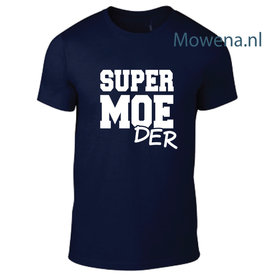 unisex t-shirt supermoeder div. kleuren td0065