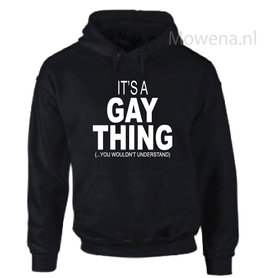 Hoodie div.kleuren LGBT006