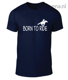 Western girl unisex Born to ride voorkant opdruk div kleuren ptu086