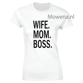 Dames Wife Mom Boss LFD021