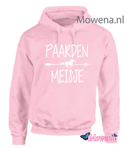 hoodie paarden meisje met pijl PH0137