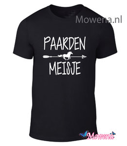 Unisex Paarden meisje met pijl ptu138