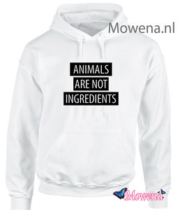 hoodie Animals are not ingredients PH01378