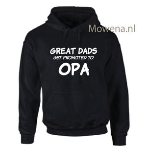 Opa hoodie diverse kleuren OH0002