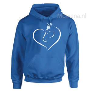 Hart paardenhoofd Hoodie div.kleuren PH0062