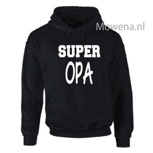Superopa hoodie div.kleuren H0072