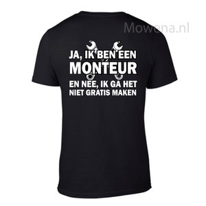 unisex t-shirt div. kleuren M006 ak