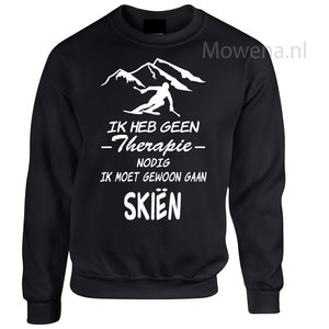 Skien Geen therapie nodig sweater div.kleuren SPW066 vk