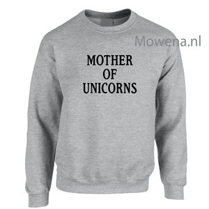 sweater Mother of unicorns div.kleuren S0067
