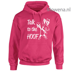 Hoodie talk to the hoof div.kleuren PH0098