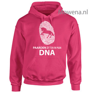 paarden zitten in myn DNA hoodie vk  P0099