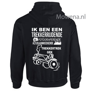 hoodie  trekkertrek gek div kleuren BOER0047