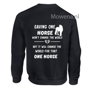 Sweater saving one horse won't change the world SP105