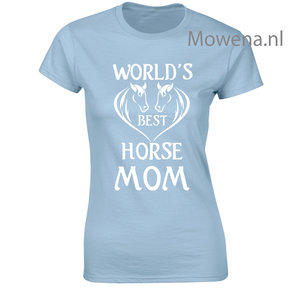 Dames world's best horse mom ptd113 vk