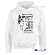 hoodie I don't ride for fun PH0133