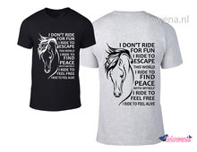 Unisex I don't ride for fun ptu135