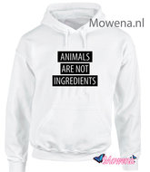 hoodie Animals are not ingredients PH01378