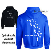 Hoodie Never walk alone dog DH0130