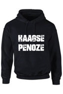 Hoodie zwart/wit