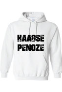 Hoodie wit/zwart