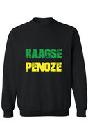 Sweater zwart/groen/geel