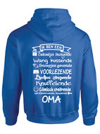 Oma royalblue/wit