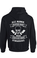 Hoodie opdruk achterkant div kleuren