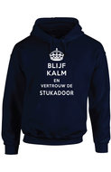 Hoodie opdruk voorkant div kleuren