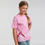 Kinder T-shirt Pink ribbon TD07B