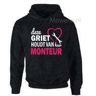 Hoodie div. kleuren M001