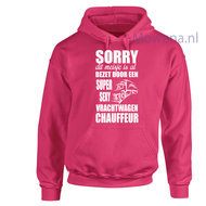 vrachtwagen chauffeur hoodie