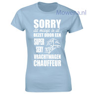 vrachtwagen chauffeur t-shirt