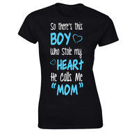 Boy stole my heart twee kleuren opdruk div. kleuren td0066