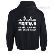 Hoodie div. kleuren M006 ak