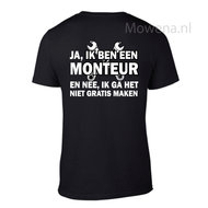 unisex t-shirt div. kleuren M006 ak