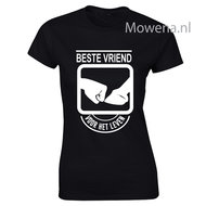 Beste vriend Dames shirt div.kleuren ptd080 vk