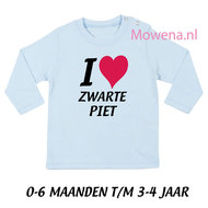 I love zwarte piet div. kleuren st014